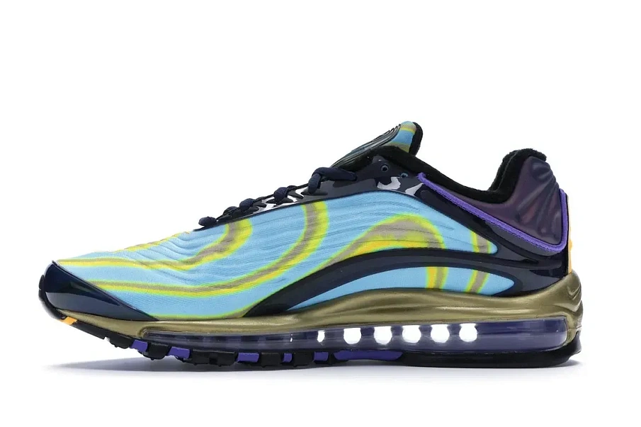 Фото № 3 с приближением к товару «‎Nike Air Max Deluxe Midnight Navy Laser Orange»