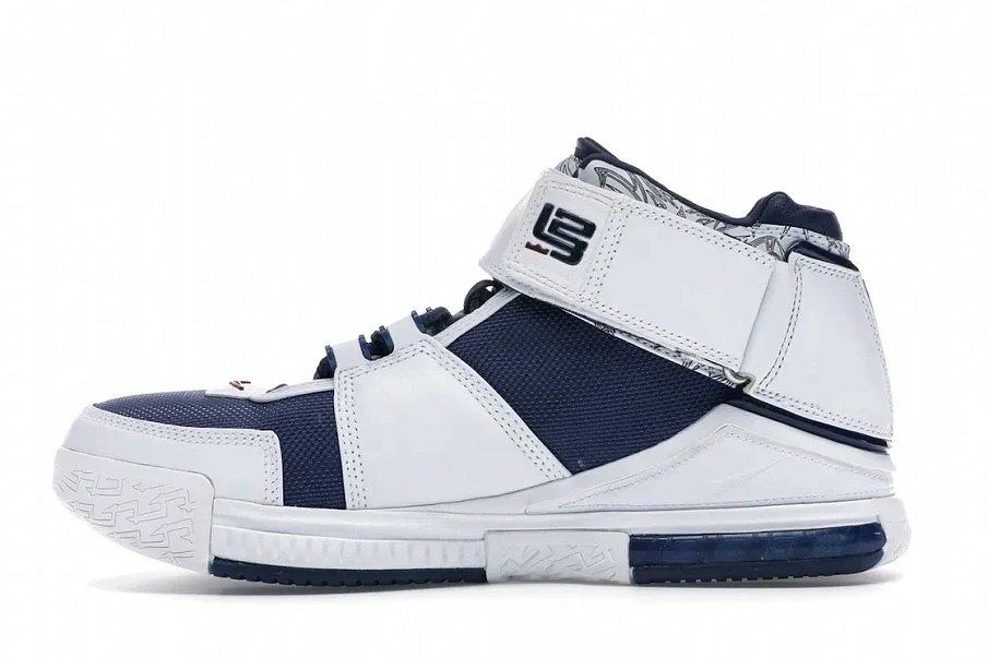 Фото № 3 с приближением к товару «‎Nike LeBron Zoom 2 Midnight Navy»