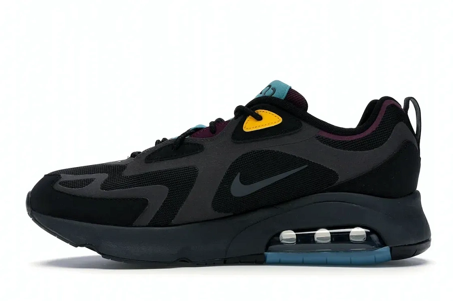 Фото № 3 с приближением к товару «‎Nike Air Max 200 Black Bordeaux»
