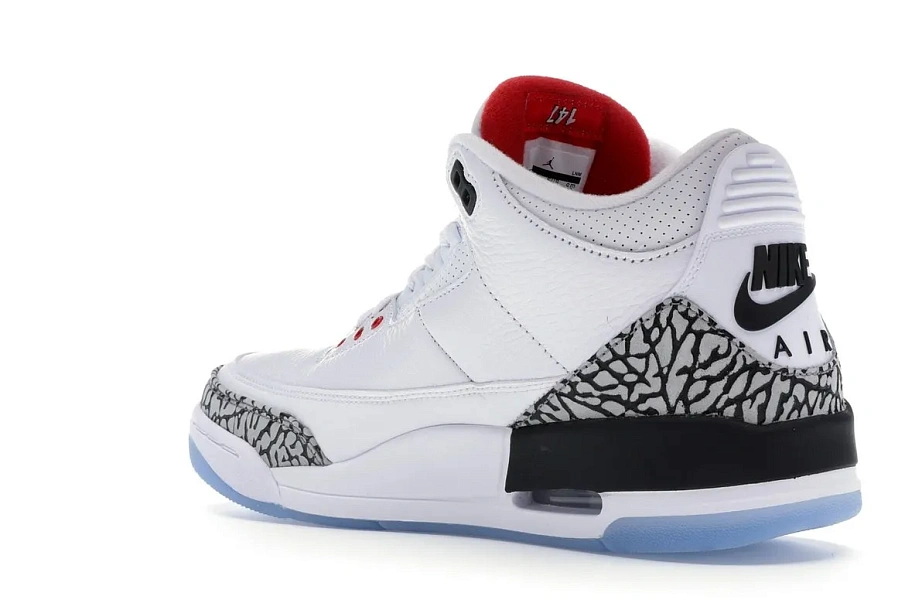 Фото № 6 с приближением к товару «‎Jordan 3 Retro Free Throw Line White Cement»
