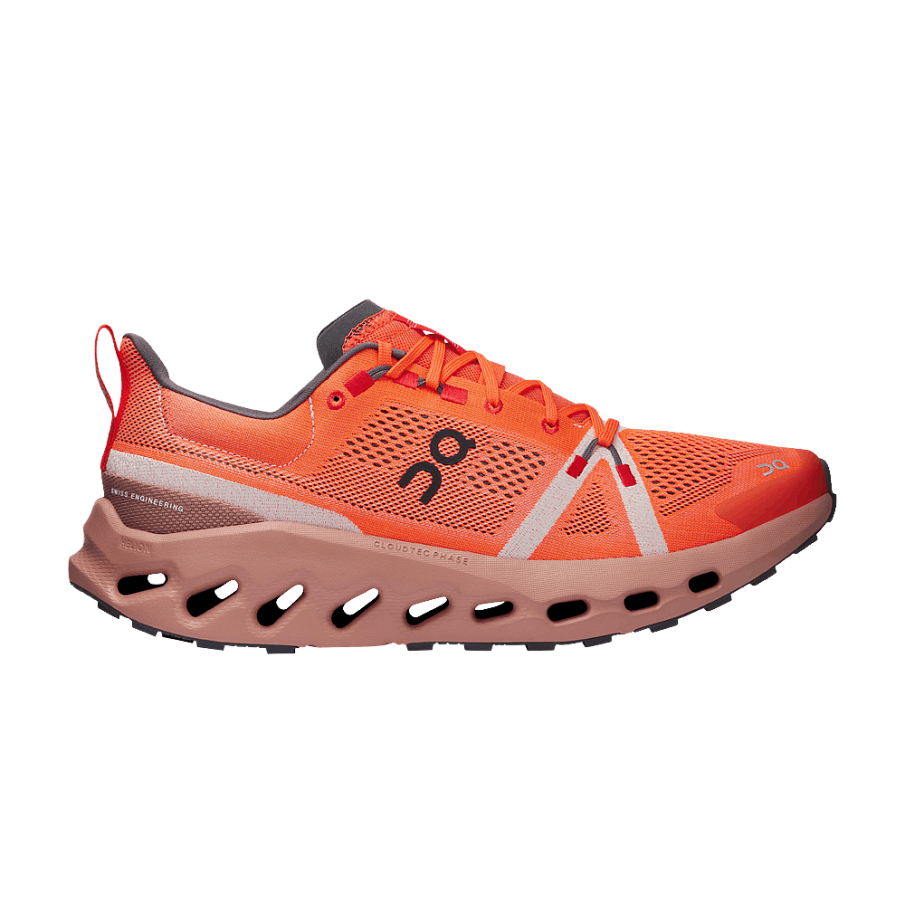 Фото № 1 с приближением к товару «‎ON Cloudsurfer Trail Flame Dustrose»