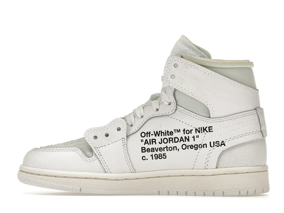 Фото № 5 с приближением к товару «‎Jordan 1 Retro High Off-White White »