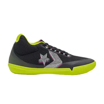 Converse All Star BB Evo Mid Hi-Vis Collection - Black Lemon Venom - 1