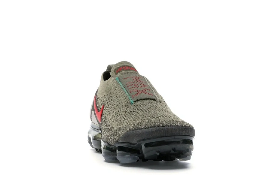 Фото № 3 с приближением к товару «‎Nike Air VaporMax Moc 2 Neutral Olive Habanero Red»