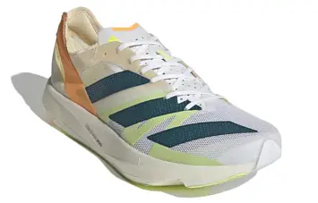 adidas Adizero Takumi Sen 8 Running Shoes GreyGreenOrange - 4