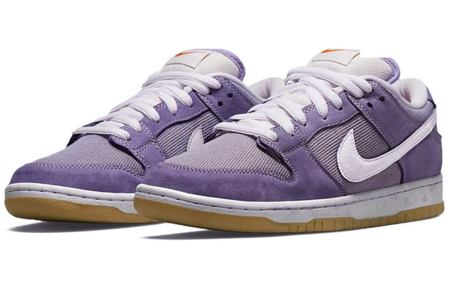 Фото № 3 с приближением к товару «‎Nike SB Dunk Low "Unbleached Pack" Low-Top Sneakers WhitePurple»