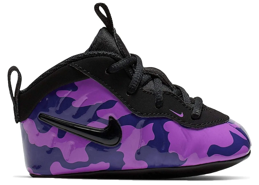 Фото № 1 с приближением к товару «‎Nike Little Posite Pro Crib Purple Camo (I)»