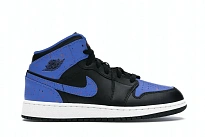 Фото № 1 с приближением к товару «‎Jordan 1 Mid Royal Paint Splatter »