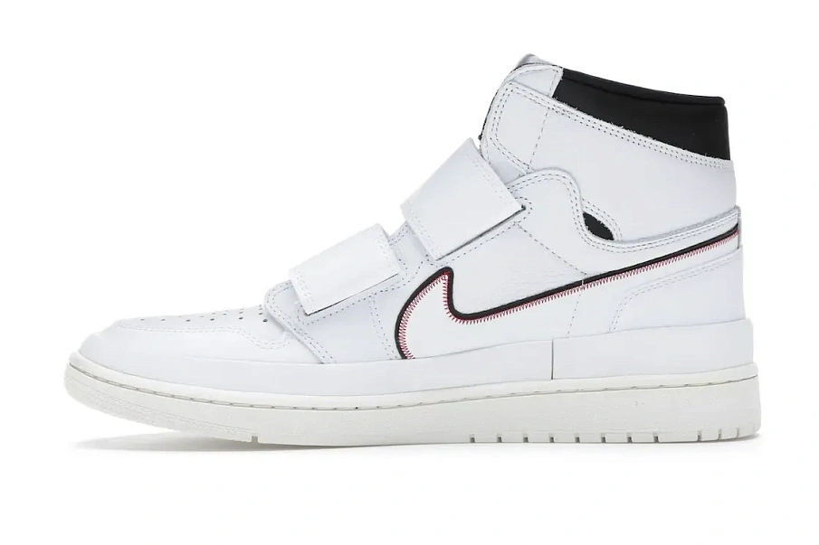 Фото № 3 с приближением к товару «‎Jordan 1 Retro High Double Strap White Black Sail»