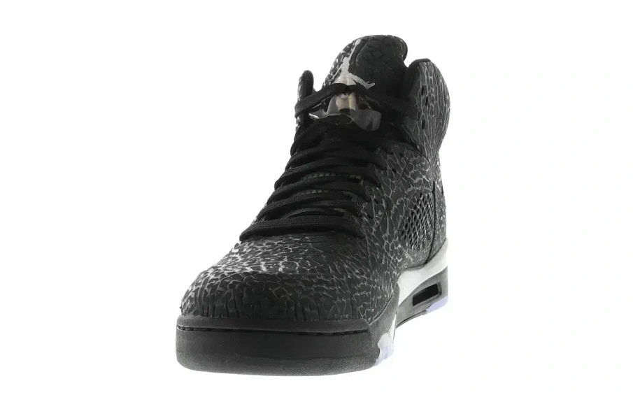 Фото № 2 с приближением к товару «‎Jordan 5 Retro 3Lab5 Black Silver»