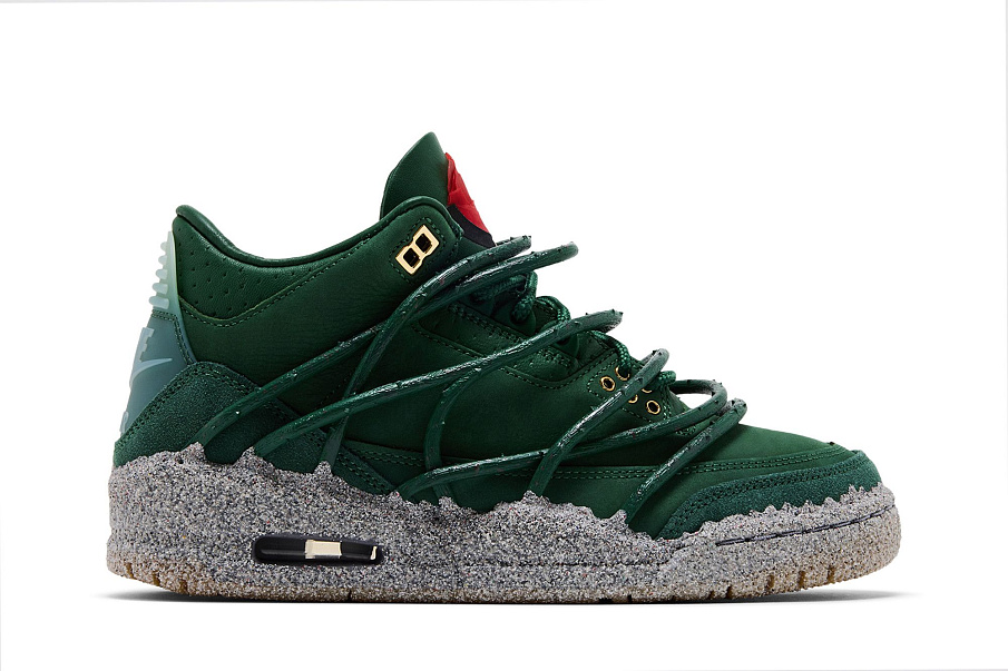 Фото № 2 с приближением к товару «‎Teyana Taylor x Air Jordan 3 Concrete Rose»