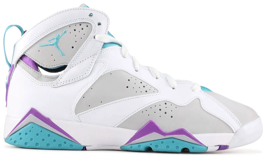 Фото № 1 с приближением к товару «‎Jordan 7 Retro Neutral Grey Mineral Blue Bright Violet »