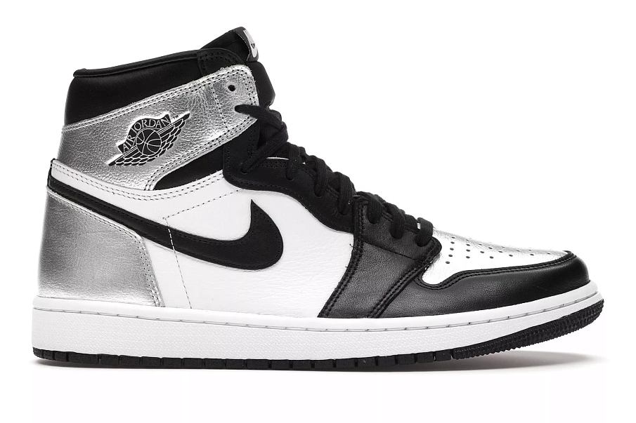 Фото № 1 с приближением к товару «‎ Jordan 1 Retro High Silver Toe  »