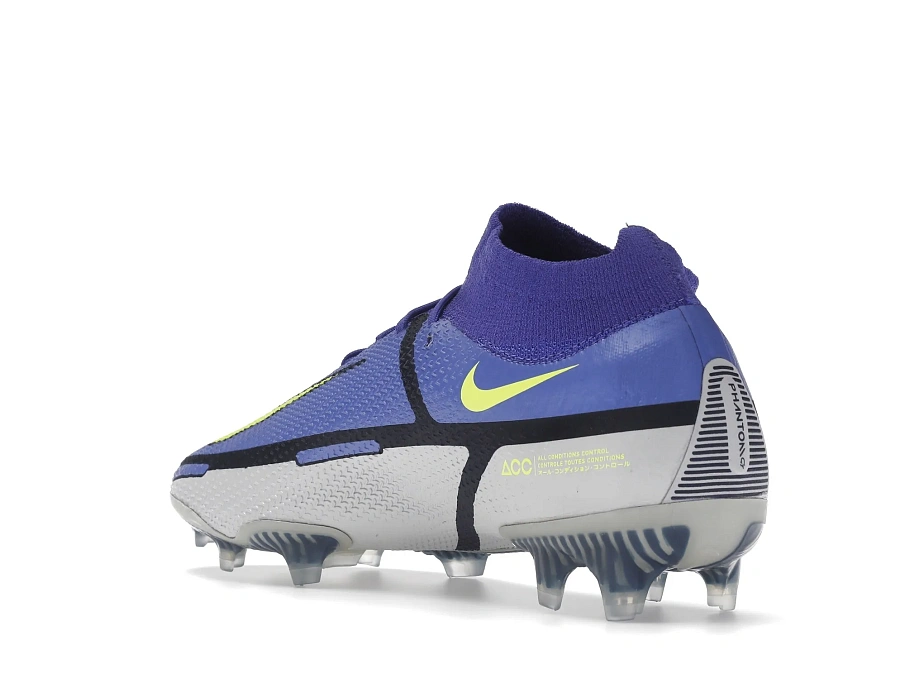 Фото № 5 с приближением к товару «‎Nike Phantom GT2 Elite FG Sapphire Grey Fog Blue Void Volt»