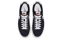 Фото № 4 с приближением к товару «‎Nike Blazer Low Prm Vntg Suede Skate Shoes Black White»
