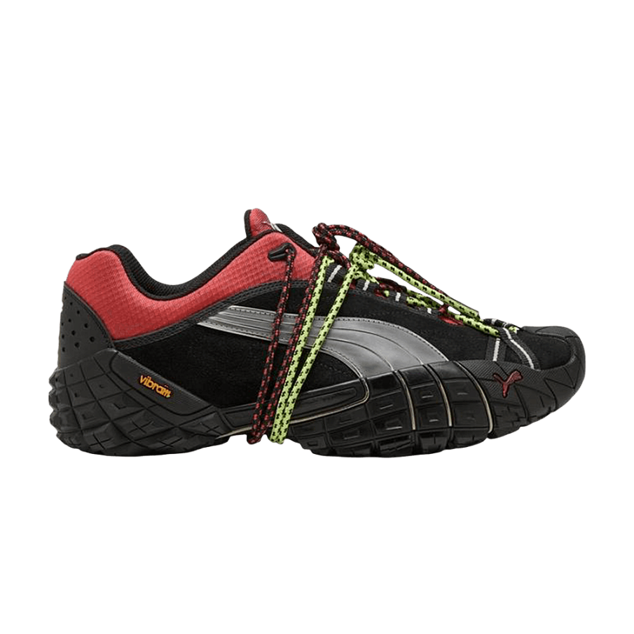Фото № 1 с приближением к товару «‎A$AP Rocky x Puma Straycat Black Red»