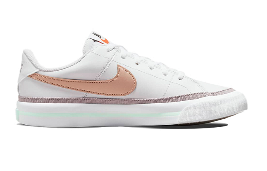 Фото № 2 с приближением к товару «‎Nike Court Legacy (GS) Sneakers WhiteBrown»