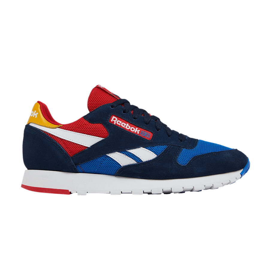 Фото № 1 с приближением к товару «‎Reebok Classic Leather MU Collegiate Navy Red»