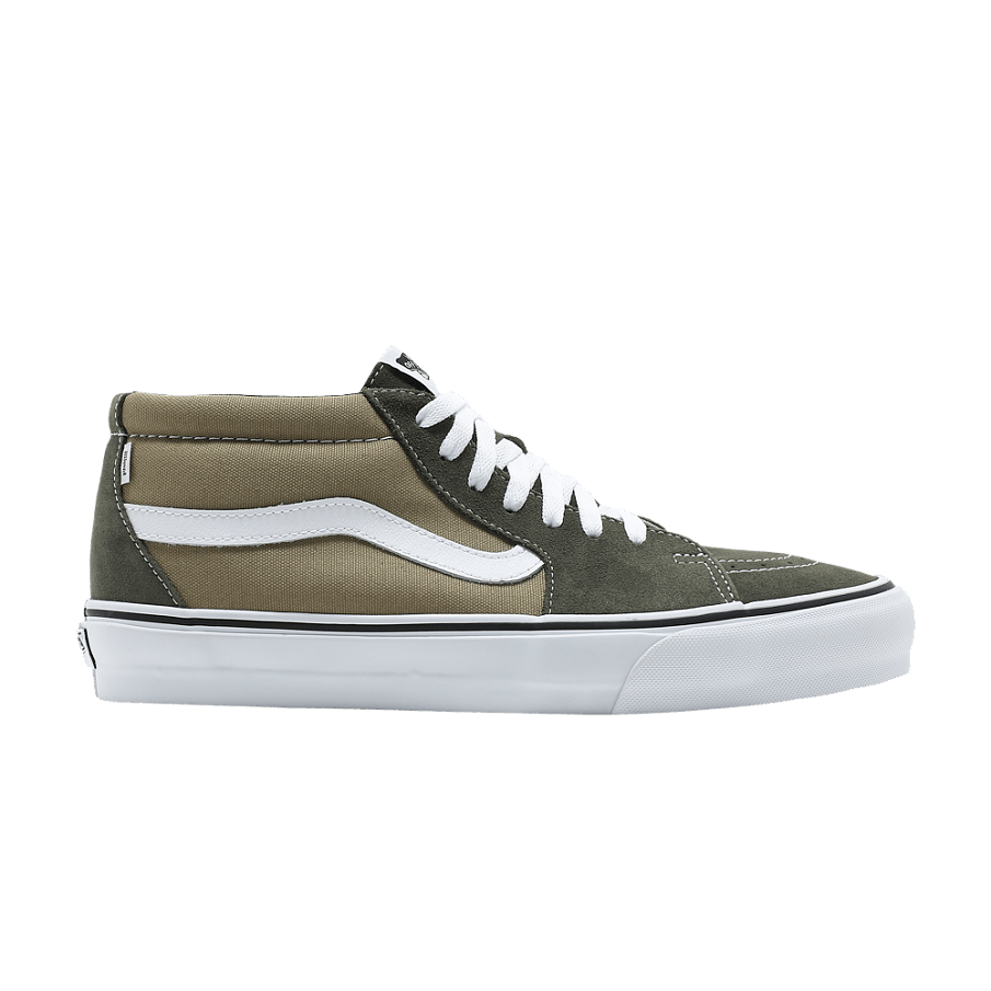 Фото № 1 с приближением к товару «‎JJJJound x Vans Sk8-Mid VLT LX Green (VN0A7TNH2D5)»