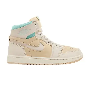 Women's Air Jordan 1 High Zoom Comfort 2 Coconut Milk Light Dew - 1