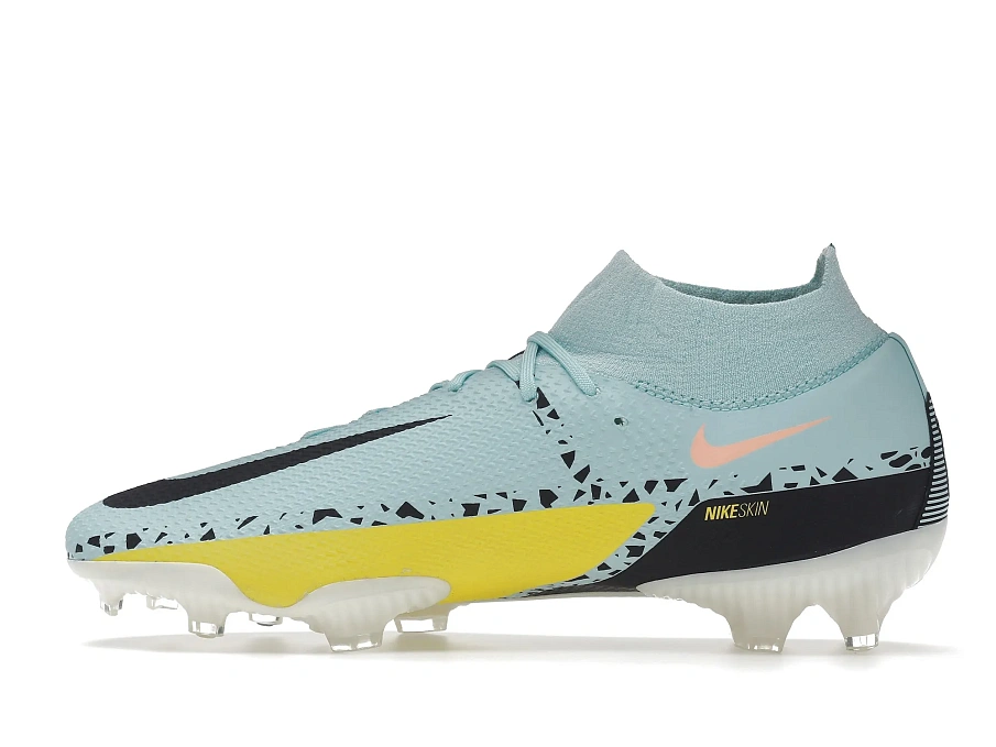 Фото № 5 с приближением к товару «‎Nike Phantom GT2 Pro Dynamic Fit FG Glacier Ice Yellow Strike»