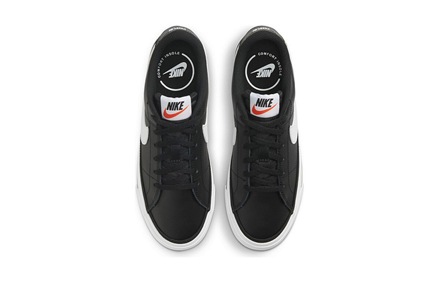 Фото № 4 с приближением к товару «‎Nike Court Legacy GS 'Black White'»