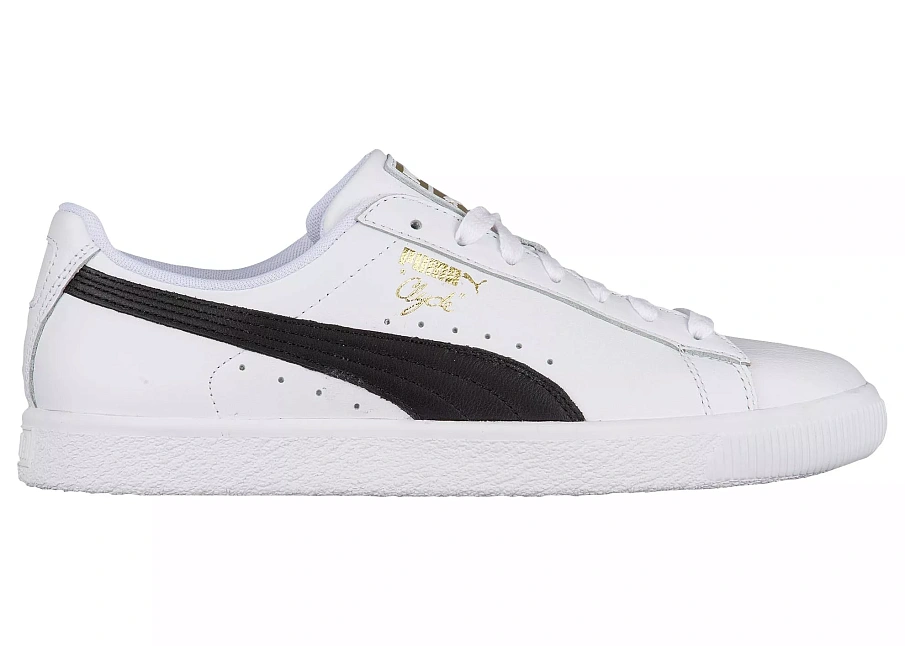 Фото № 1 с приближением к товару «‎Puma Clyde Core Leather Foil White»