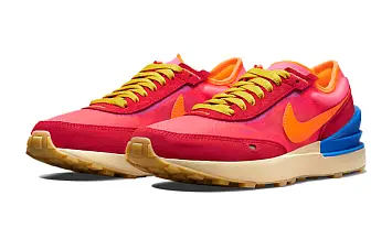 Nike Waffle One (GS) Low-Top Running Shoes RedOrange (DO1378-600) - 4