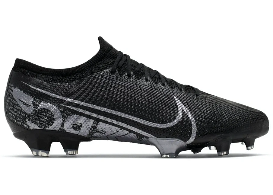 Фото № 1 с приближением к товару «‎Nike Mercurial Vapor 13 Pro FG Black Matte Silver»
