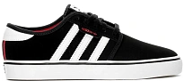 Фото № 1 с приближением к товару «‎adidas Seeley Black White Scarlet (Youth)»