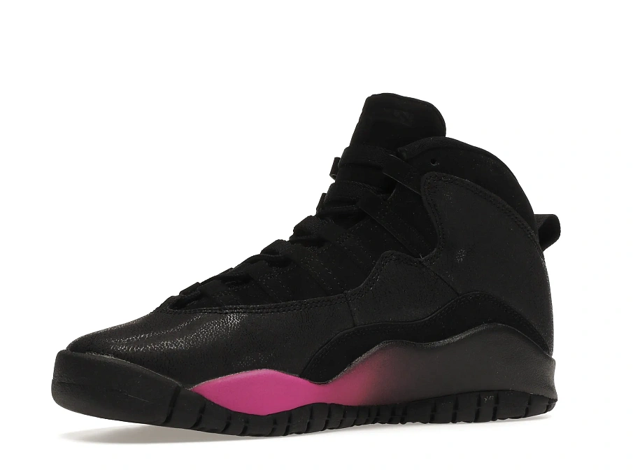 Фото № 4 с приближением к товару «‎Jordan 10 Retro Black Fuchsia Black »