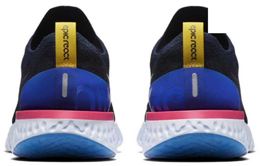 Фото № 4 с приближением к товару «‎Nike Epic React Flyknit College Navy»