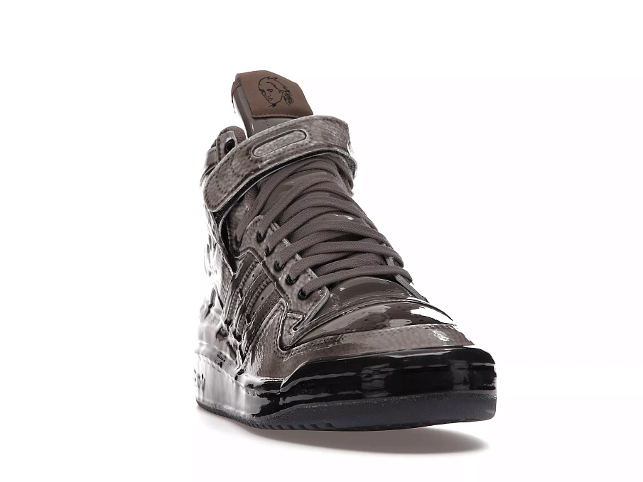 Фото № 6 с приближением к товару «‎adidas Forum Hi Jeremy Scott Dipped Black»