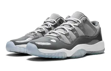 Nike Air Jordan 11 Retro Low Cool Basketball shoes Grey - 4