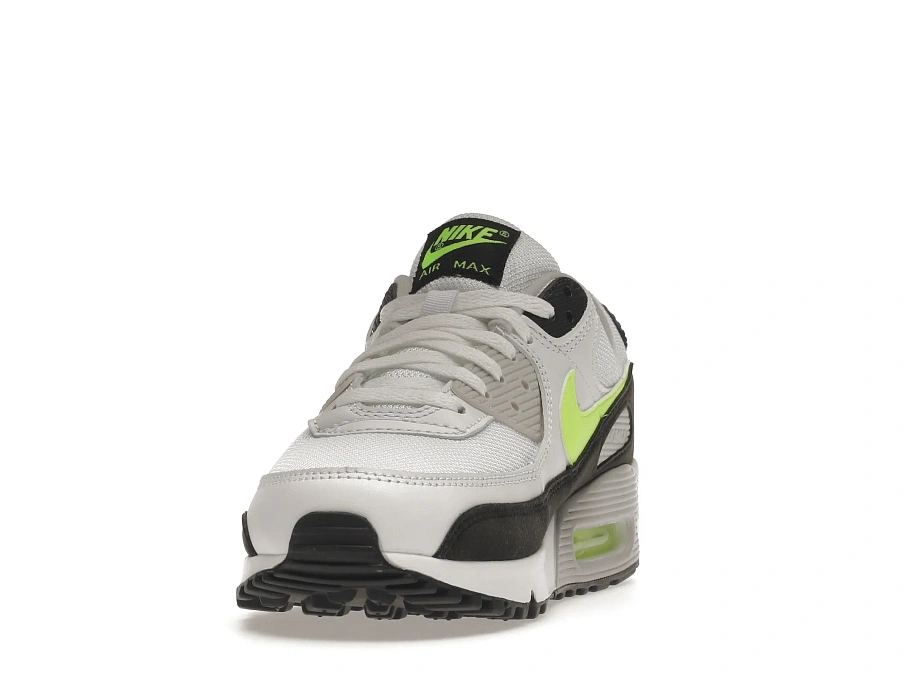Фото № 4 с приближением к товару «‎Nike Air Max 90 White Hot Lime»