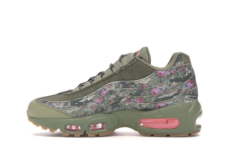 Фото № 5 с приближением к товару «‎Nike Air Max 95 Floral Neutral Olive »