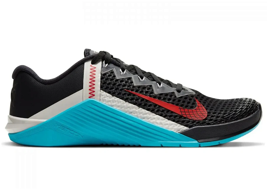 Фото № 1 с приближением к товару «‎Nike Metcon 6 Black Light Blue Fury»