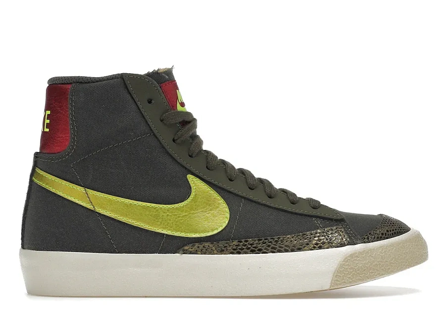 Фото № 1 с приближением к товару «‎Nike Blazer Mid 77 Olive Snakeskin »