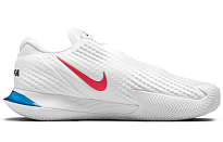 Фото № 2 с приближением к товару «‎NikeCourt Air Zoom Vapor Cage 4 Rafa Tennis Shoes WhiteBlueRed»