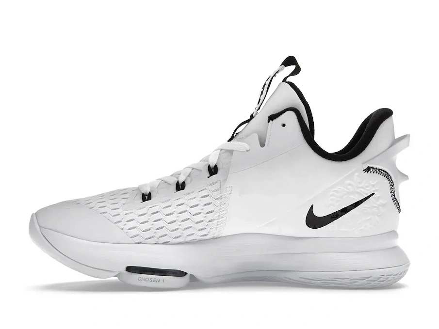 Фото № 3 с приближением к товару «‎Nike LeBron Witness 5 White Black»