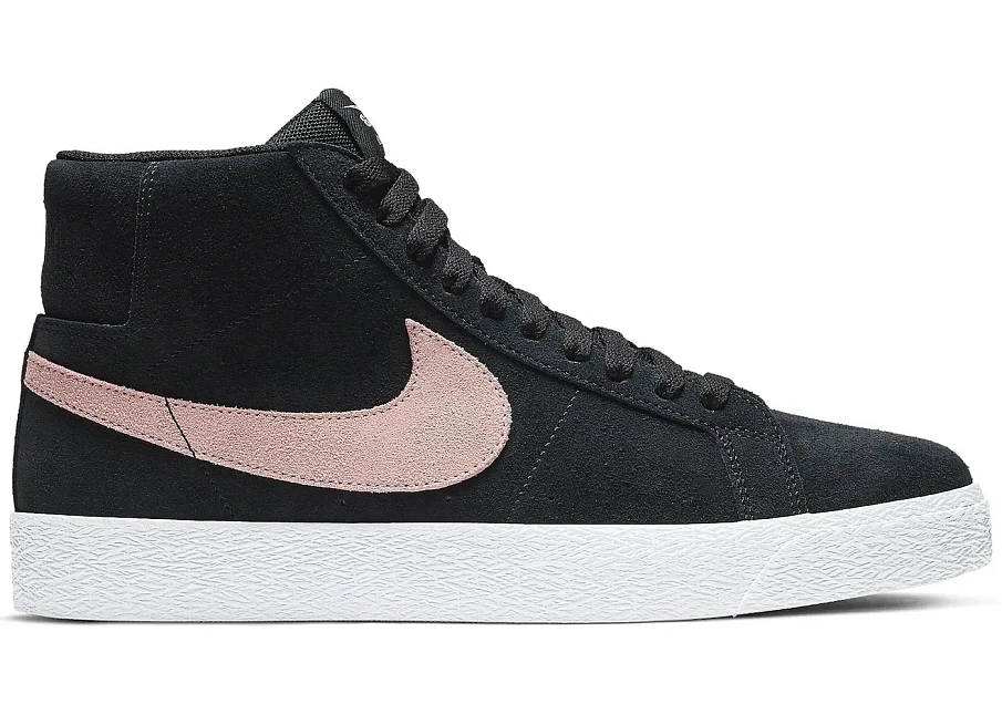 Фото № 1 с приближением к товару «‎Nike SB Blazer Mid Black Washed Coral»