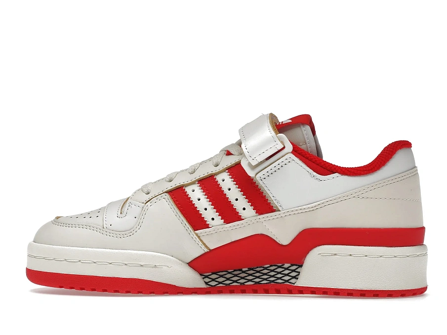 Фото № 5 с приближением к товару «‎adidas Forum 84 Low Off White Vivid Red Footwear White »