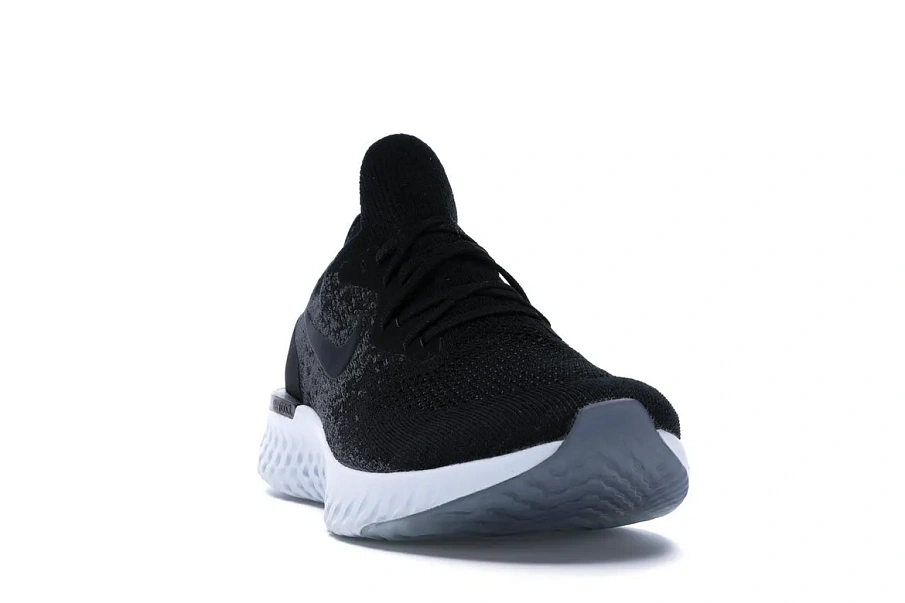 Фото № 4 с приближением к товару «‎Nike Epic React Flyknit Black Dark Grey»