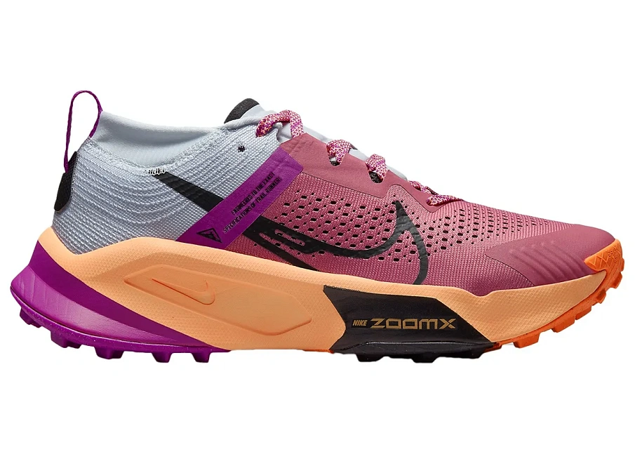 Фото № 1 с приближением к товару «‎Nike ZoomX Zegama Trail Desert Berry Vivid Purple »