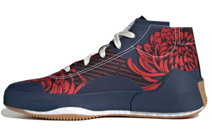 Фото № 1 с приближением к товару «‎adidas Stella McCartney x Wmns Treino Mid 'Floral Print - Collegiate Navy'»