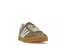 Фото № 4 с приближением к товару «‎adidas x Gucci Gazelle Beige GG Monogram»