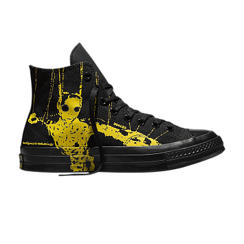EDGLRD x Converse Chuck 70 Hi Black Yellow - 1