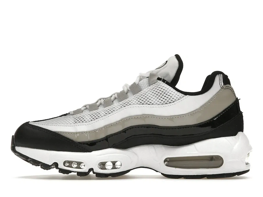 Фото № 3 с приближением к товару «‎Nike Air Max 95 White Light Iron Ore Black Patent »