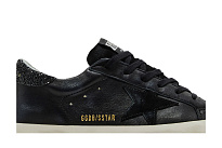 Фото № 3 с приближением к товару «‎Golden Goose Women's Superstar Black Glitter Heel»