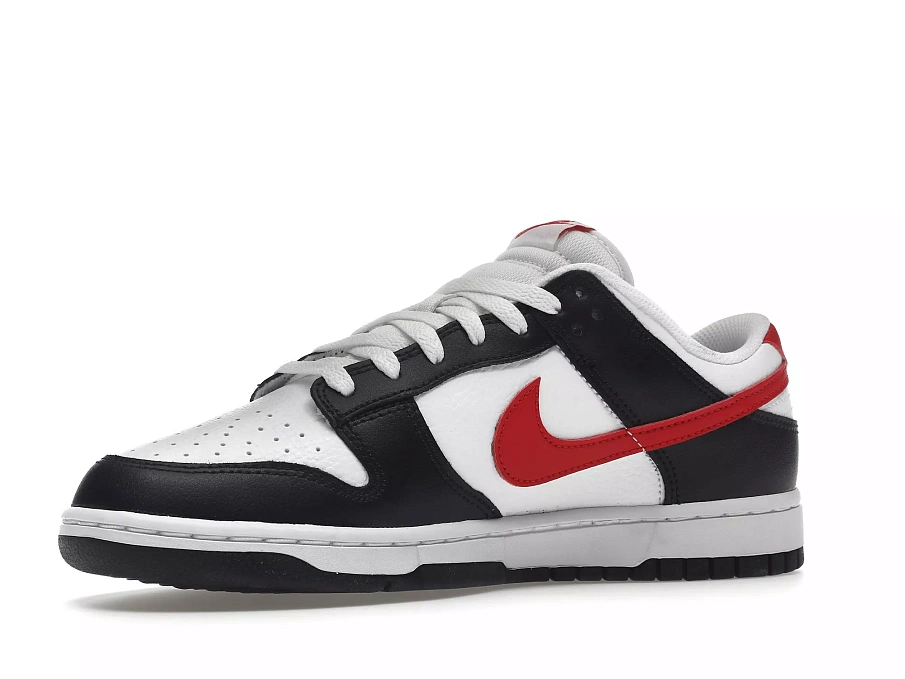 Фото № 2 с приближением к товару «‎Nike Dunk Low Retro Red Swoosh Panda»